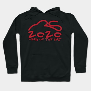 Year Of The Rat 2020 Chinese Zodiac Sign Hoodie